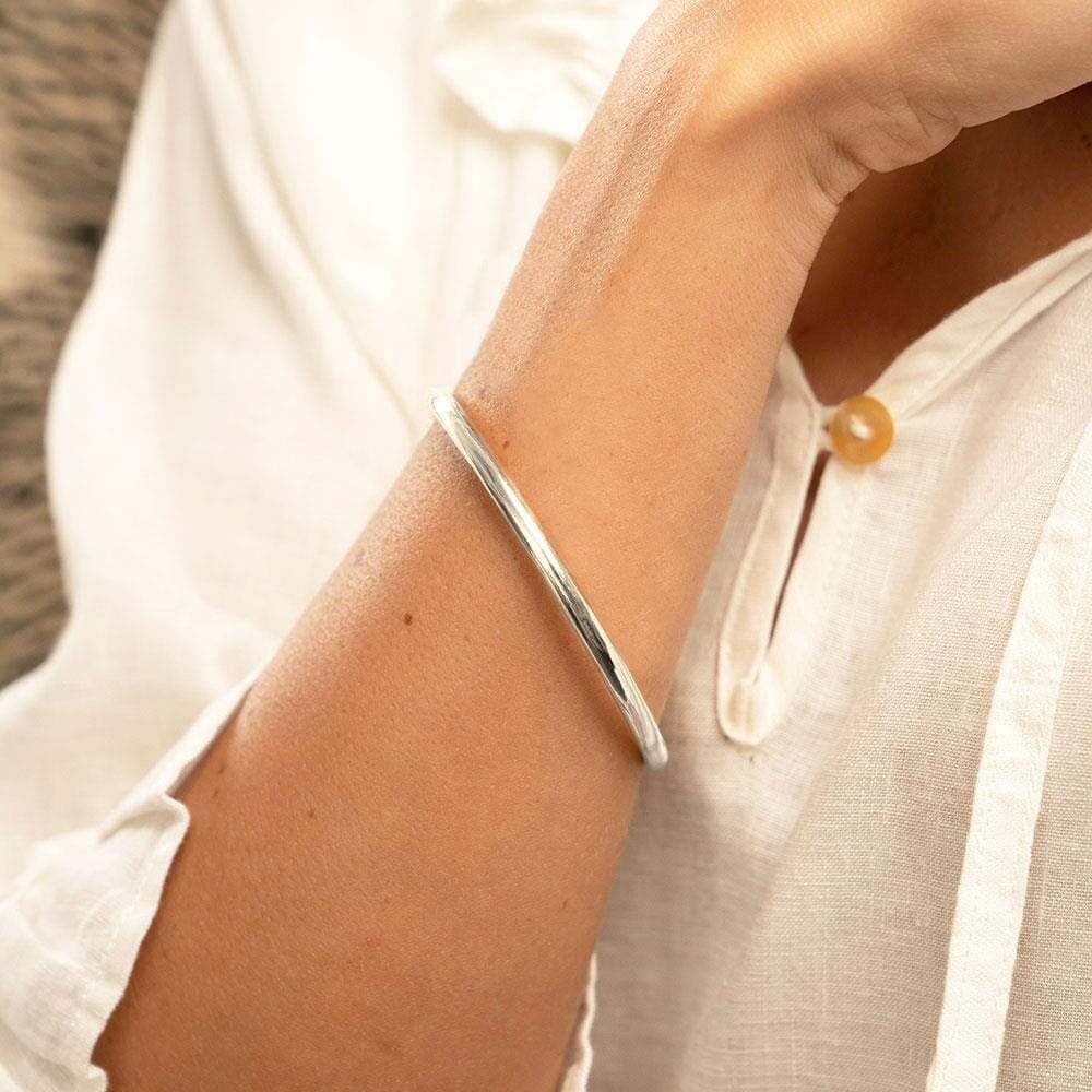 Bahari Silver Bangle