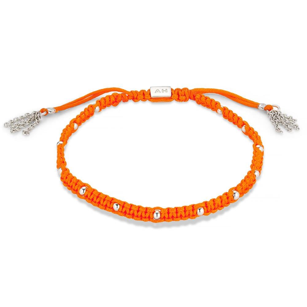 Neon Orange Silver Stack