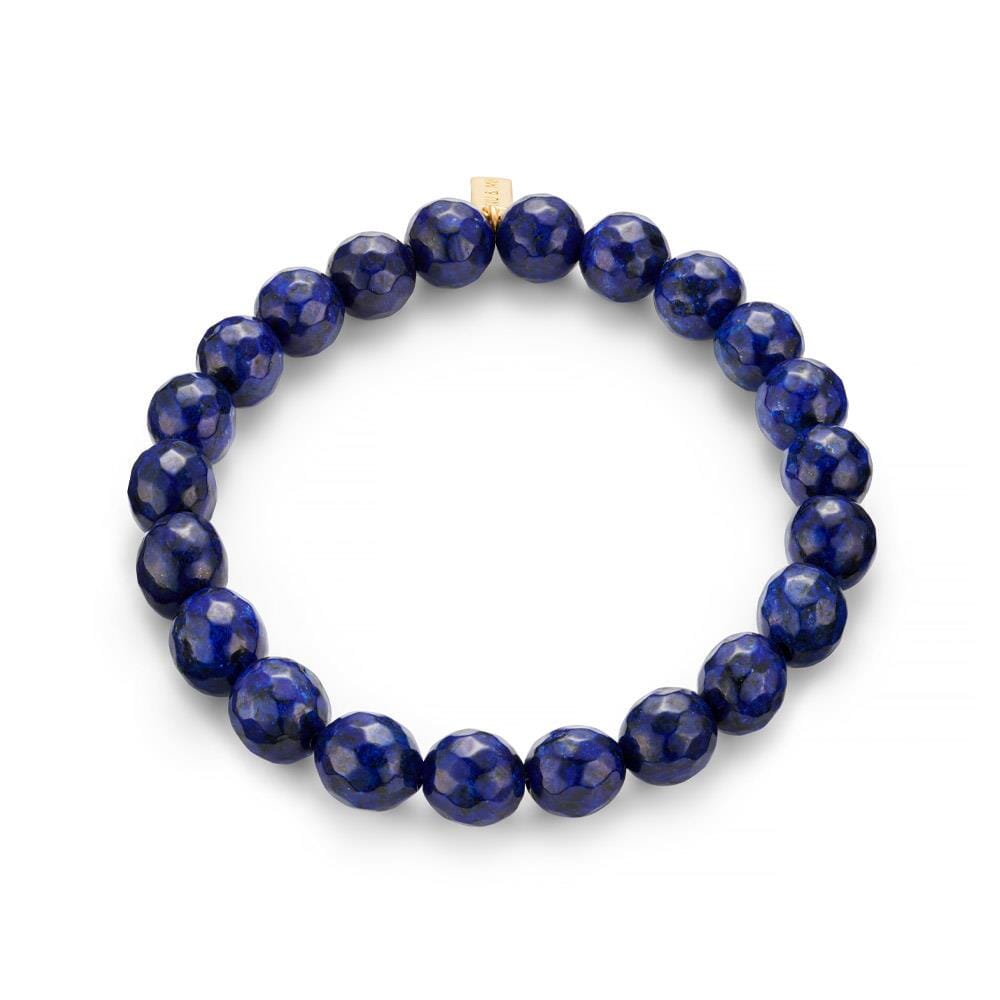 NU & MII Santorini Lapis Gold Plated Bracelet