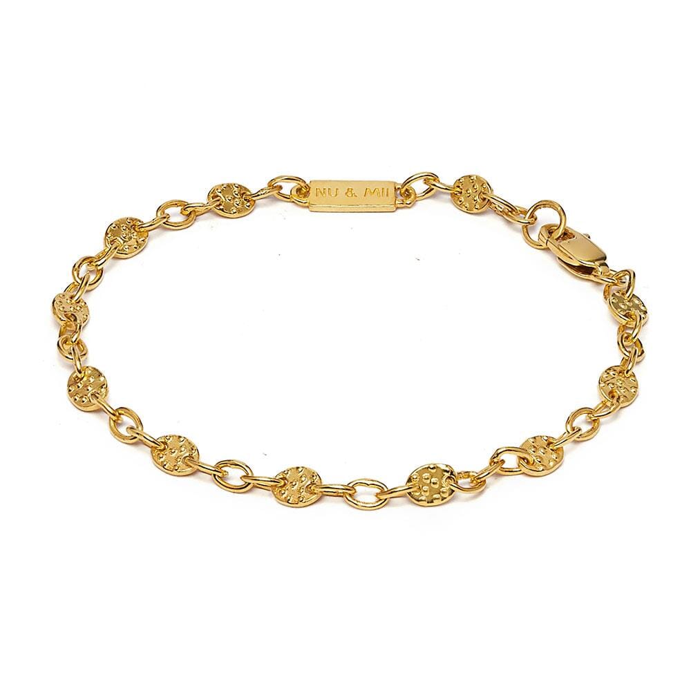NU & MII Agnes Gold Plated Bracelet