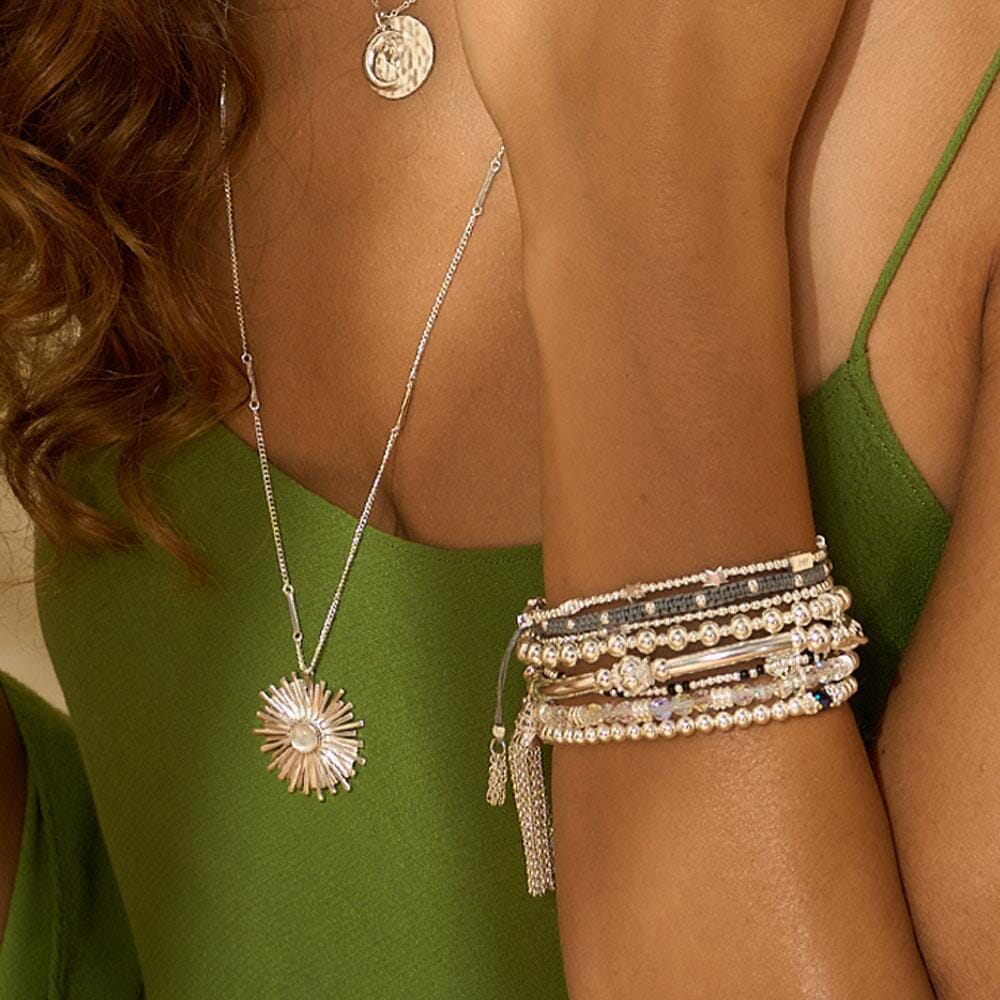 Cyrus Silver Bracelet Stack