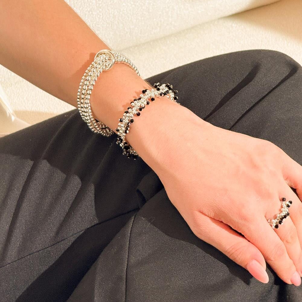 Gotri Silver Ring - Black Onyx
