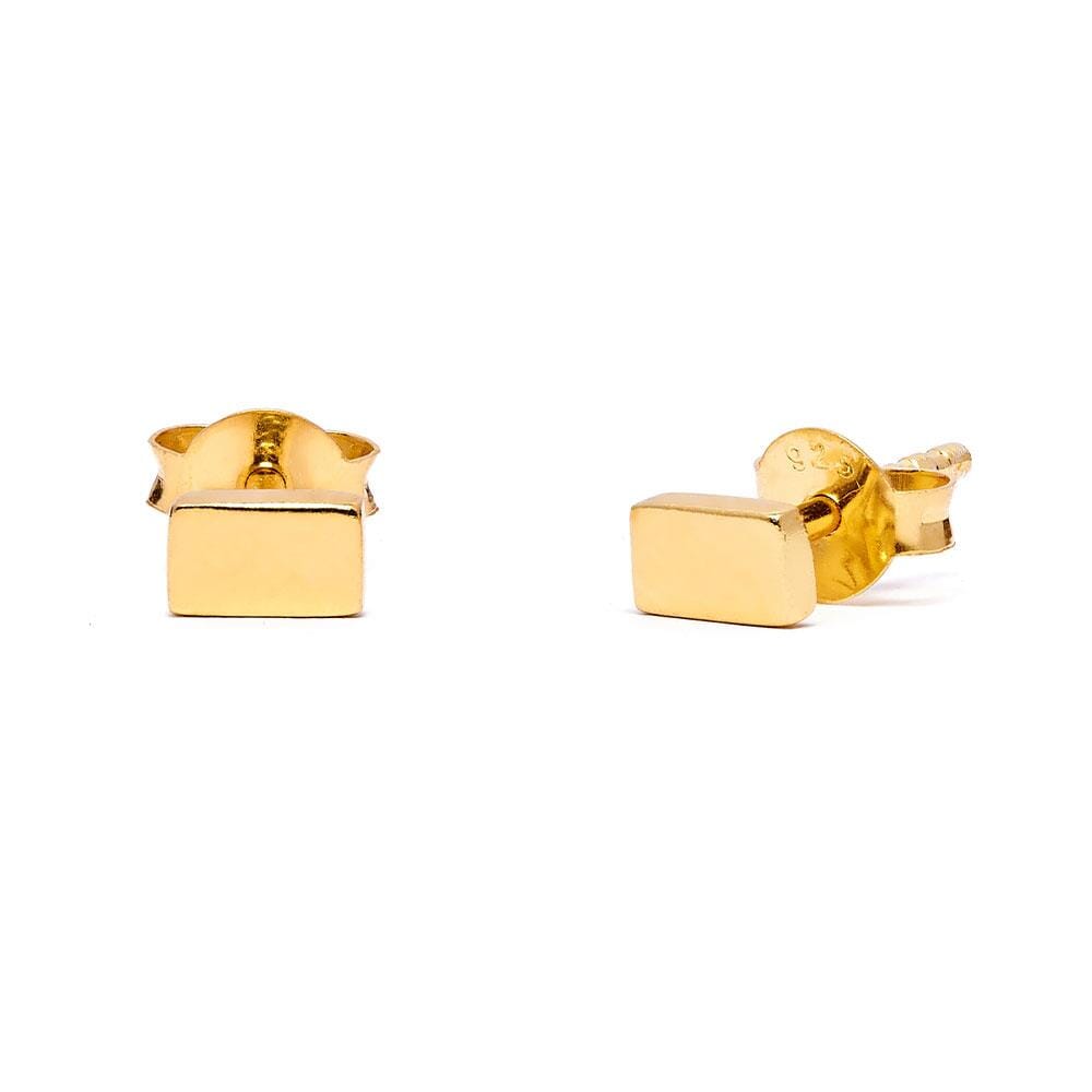 NU & MII Chelsea Stud Gold Earrings