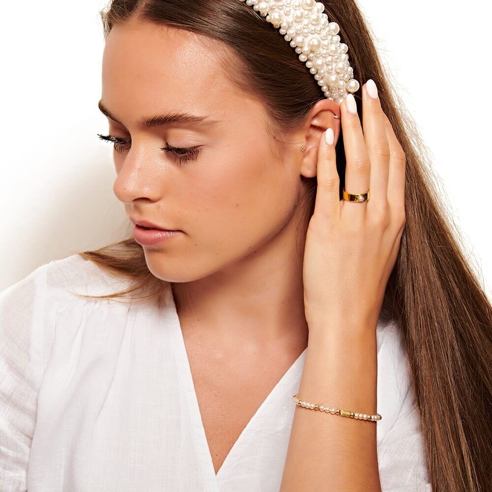 Pearls of Wisdom Gold Bracelet