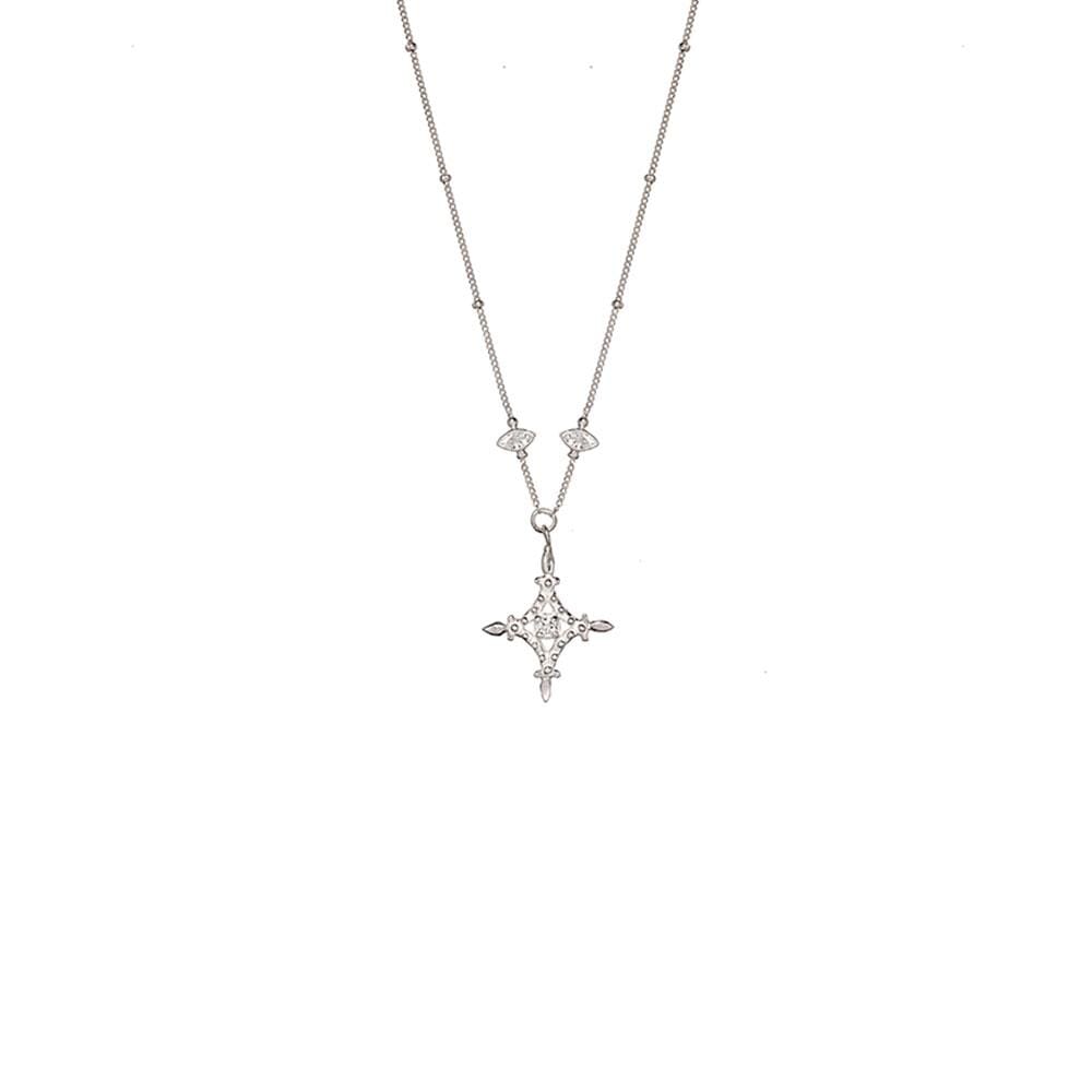 Outlet Soirée Silver Necklace