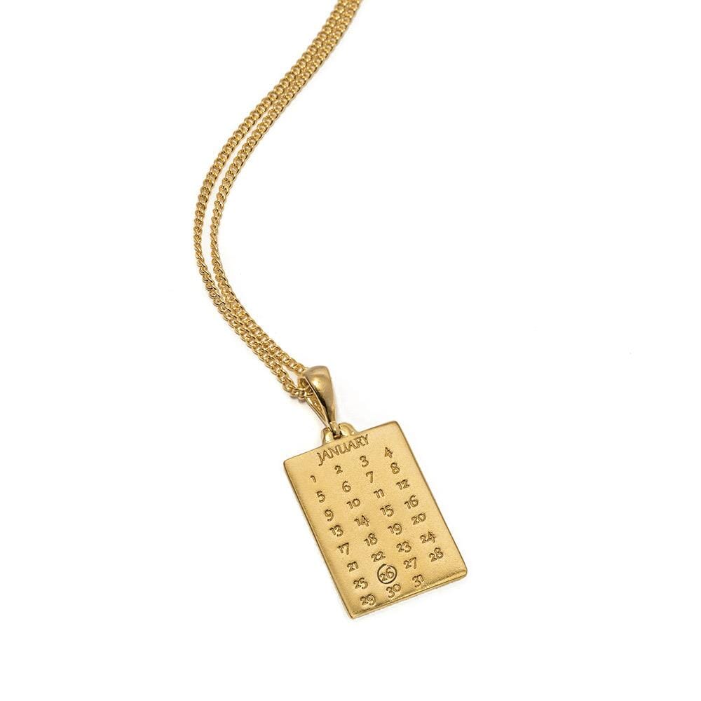 birth date pendant