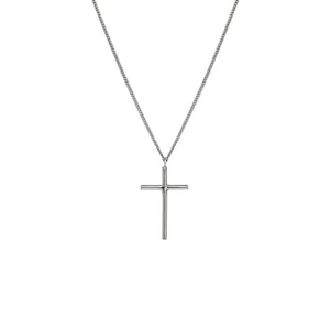 NU & MII Cross Silver Necklace