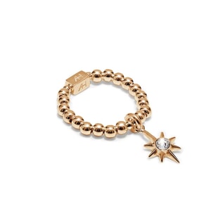 Mini Charm Gold Ring - Astra Star