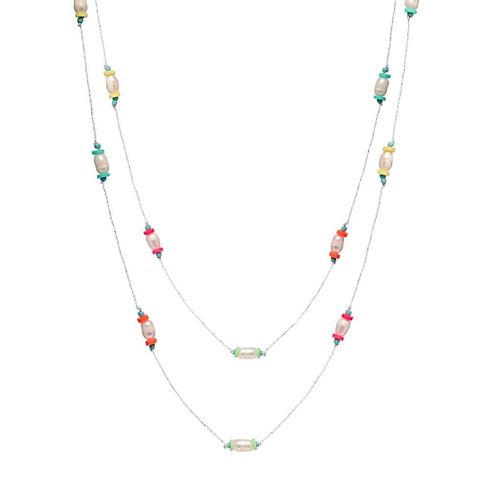 Neon Pearl Necklace - Choice of Colour