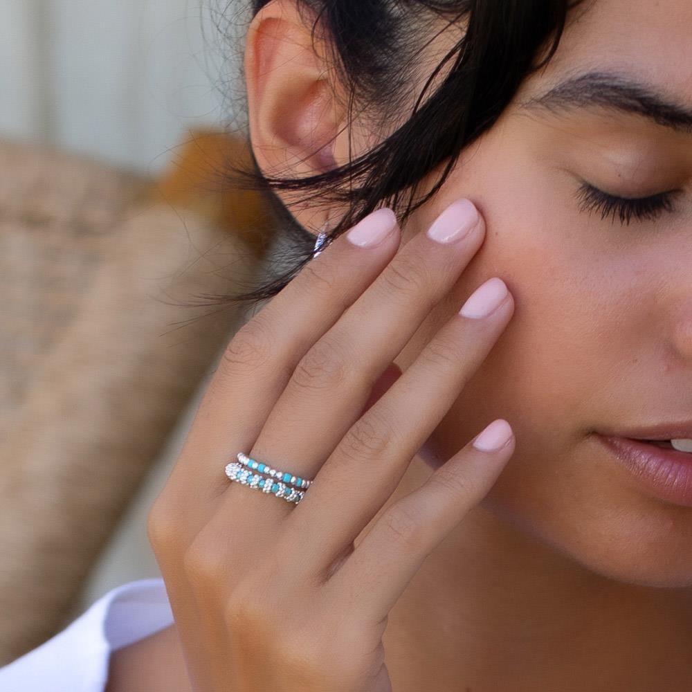 Serasi Neon Gold Pated Ring - Choice of Colour