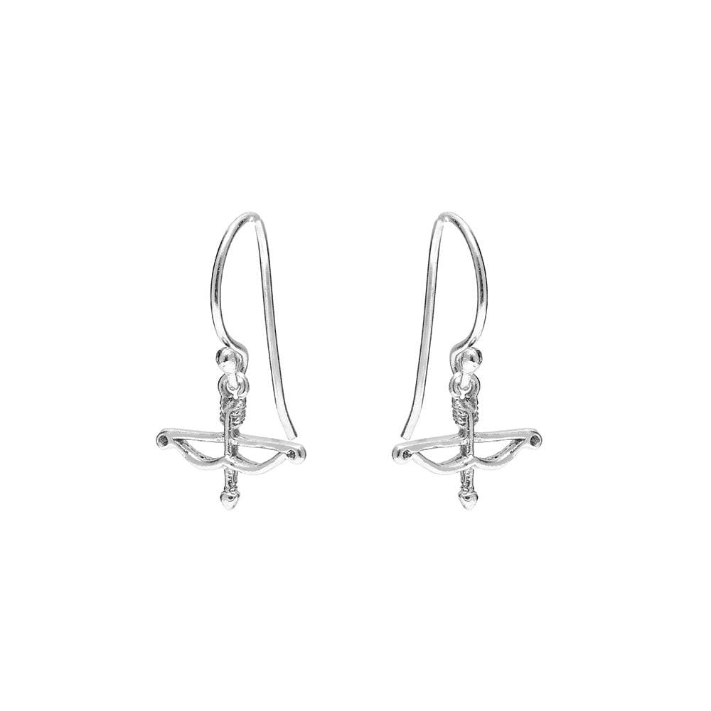 Outlet Lover's Arrow Silver Earrings