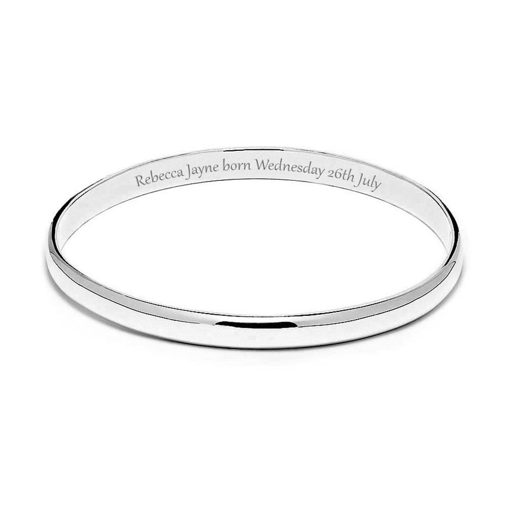 Annie Haak Rigel Personalised Silver Bangle