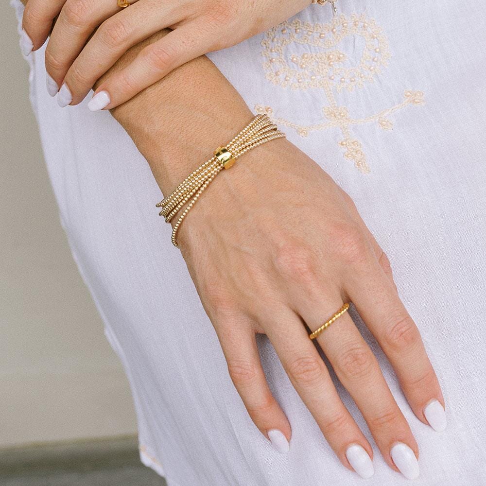 Lucki Gold Looped Bracelet