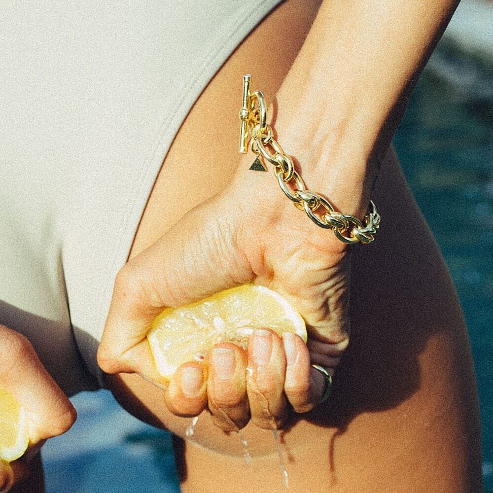 NU & MII Stella Gold Plated Bracelet