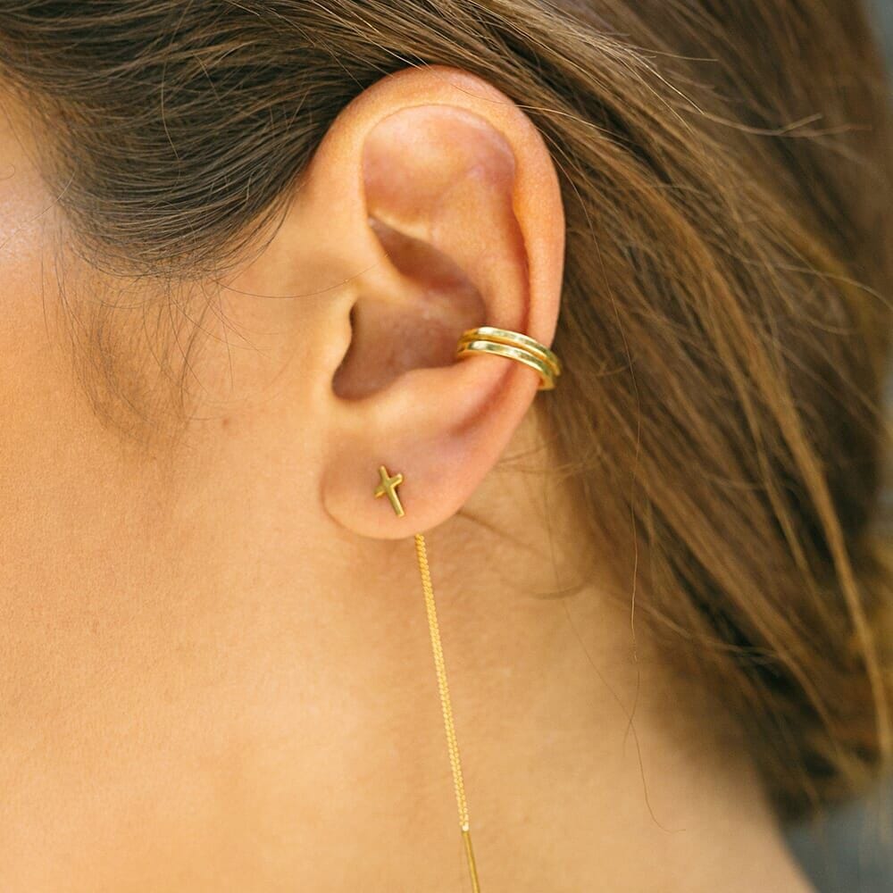 NU & MII Double Ear Cuff - Gold Plated