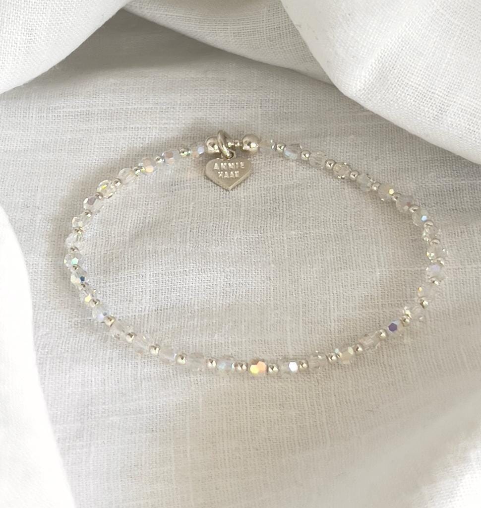 Dainty Sparkle Silver Bracelet