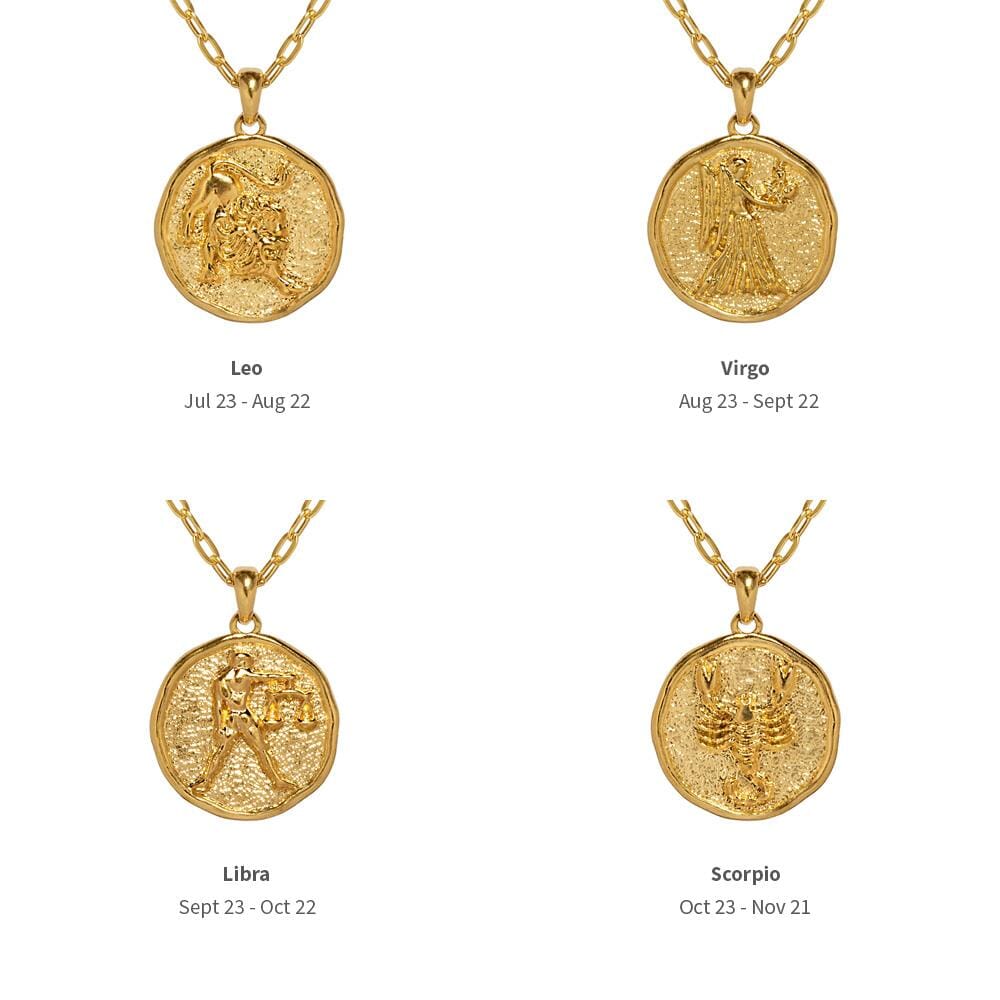 NU & MII Zodiac Gold Necklace