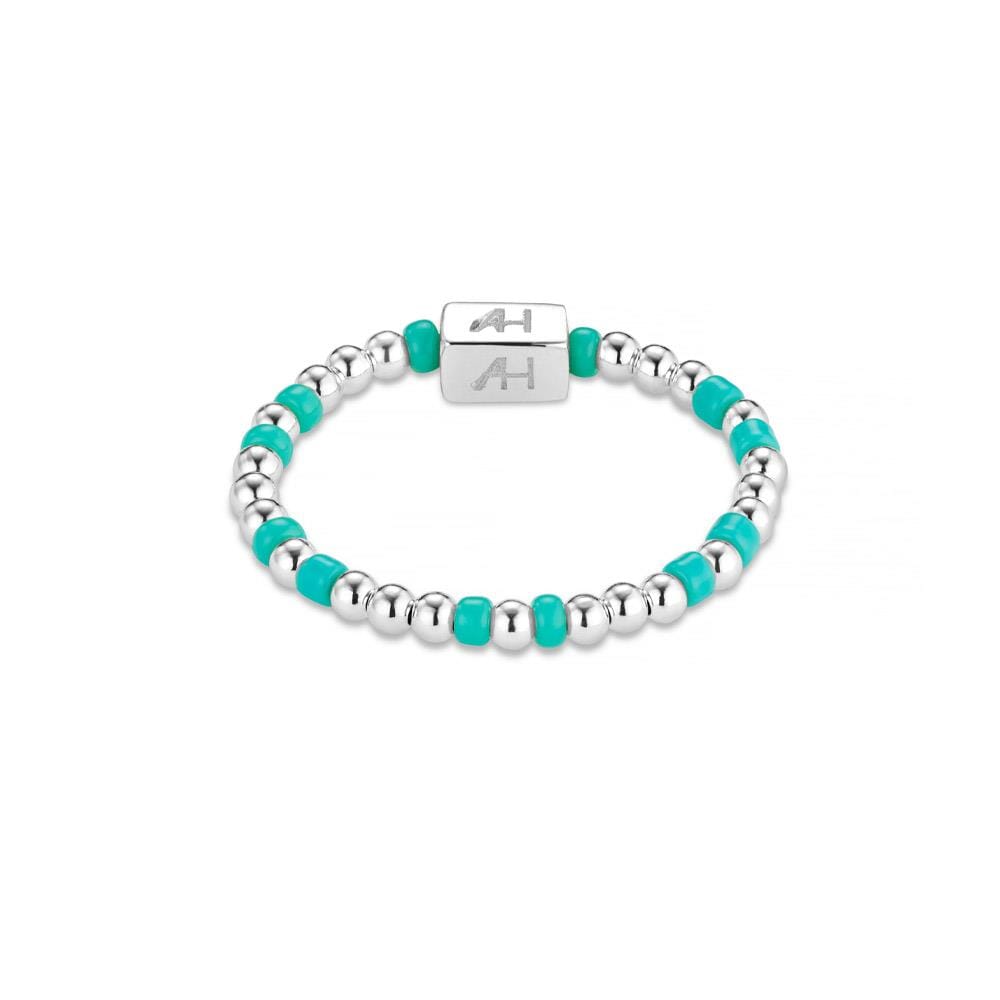 Serasi Neon Silver Ring - Choice of Colour