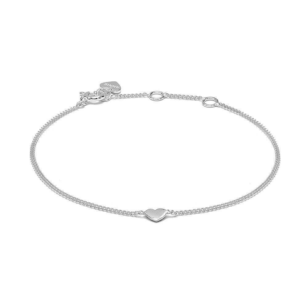 Teeny Weeny Heart Silver Bracelet