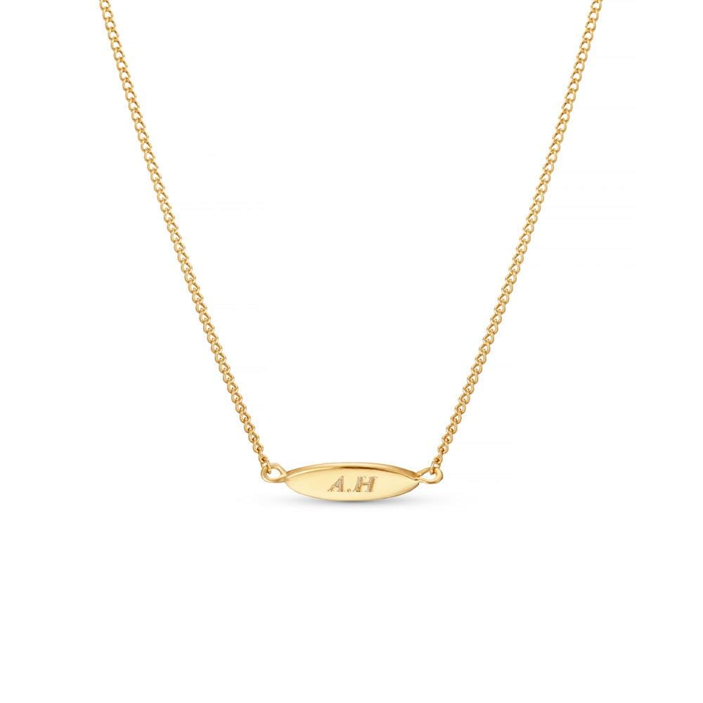 Memory Lane Gold Plated Necklace - Personalised