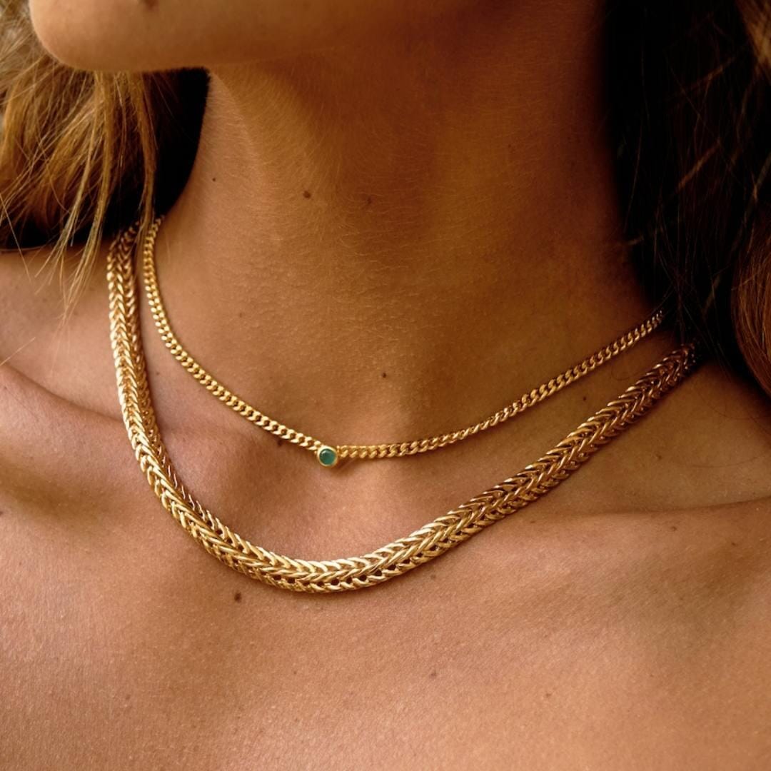 Outlet NU & MII Cosmopolitan Gold Plated Chain Necklace