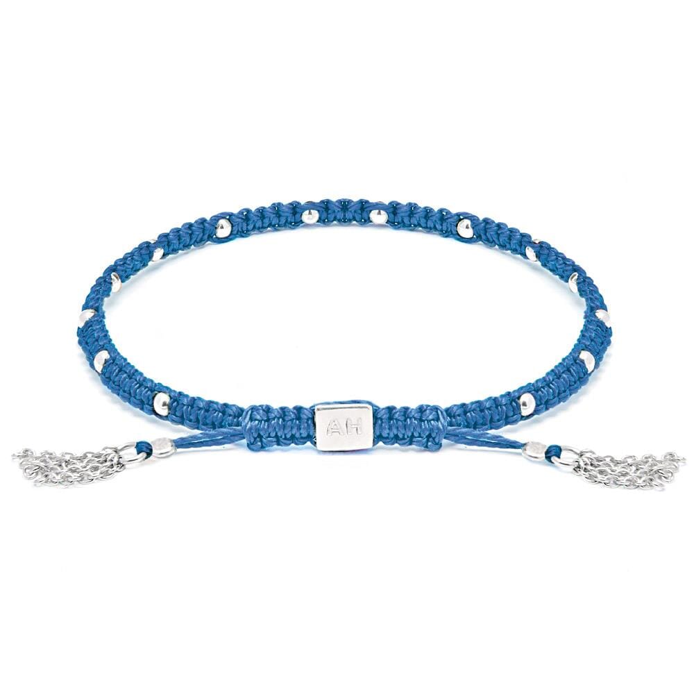 Amigo Silver Bracelet - Choice of Colour
