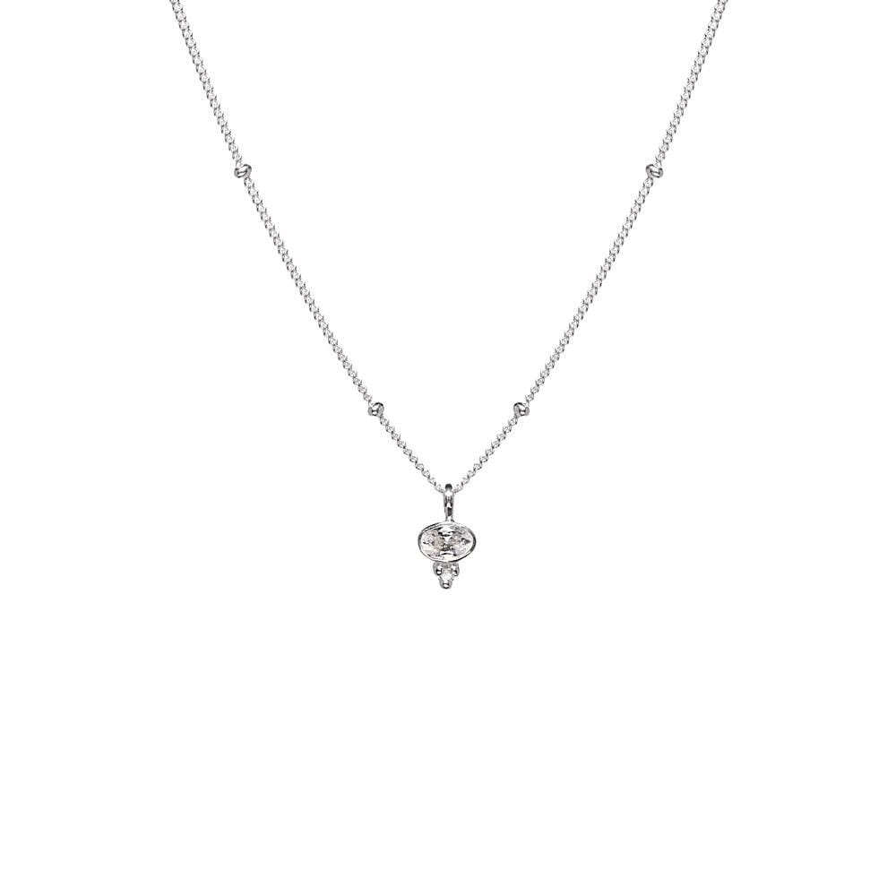 NU & MII Clemmie Silver Necklace