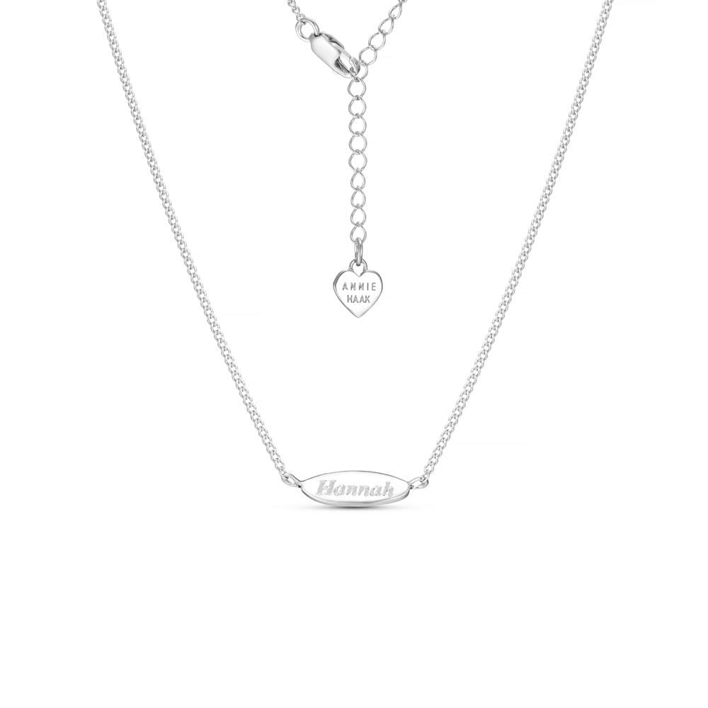 Memory Lane Single Silver Necklace - Personalised