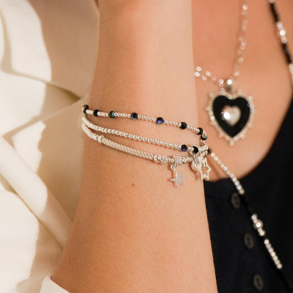 Glitz Silver Stack