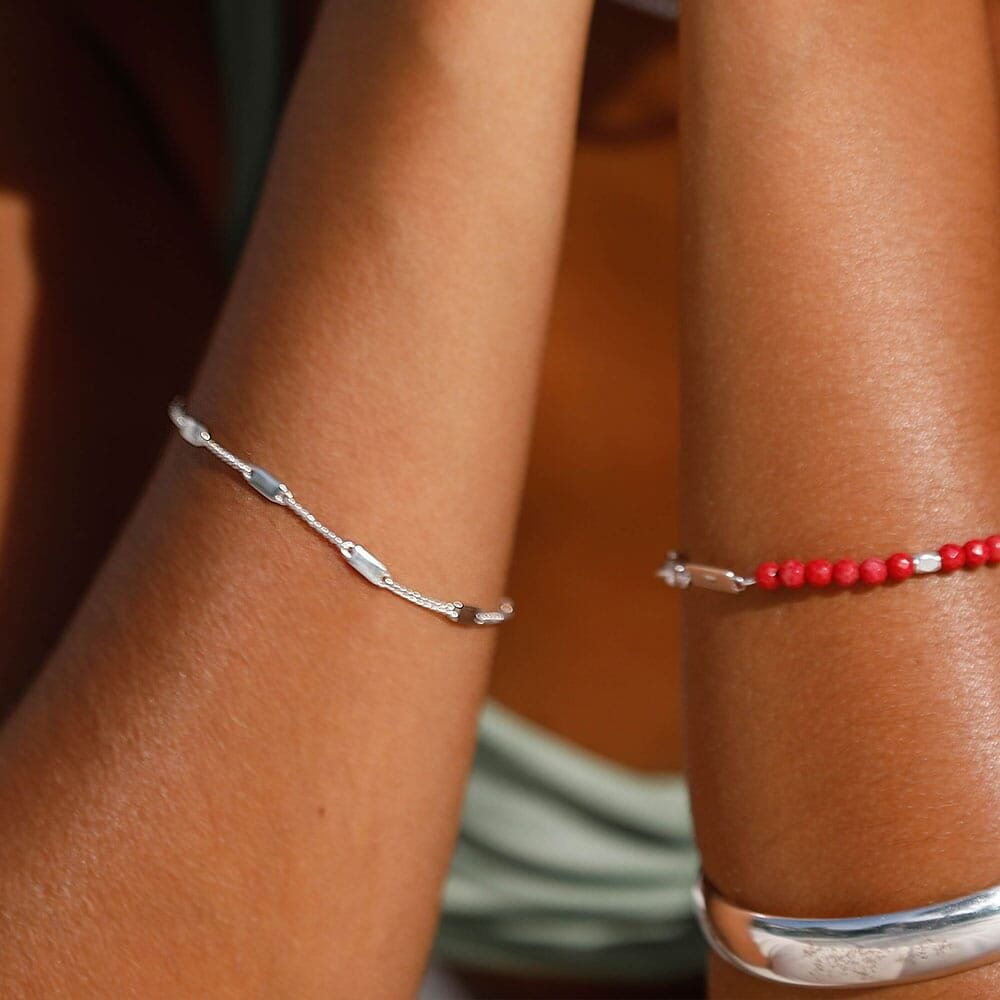 Outlet NU & MII Chelsea Silver Bracelet
