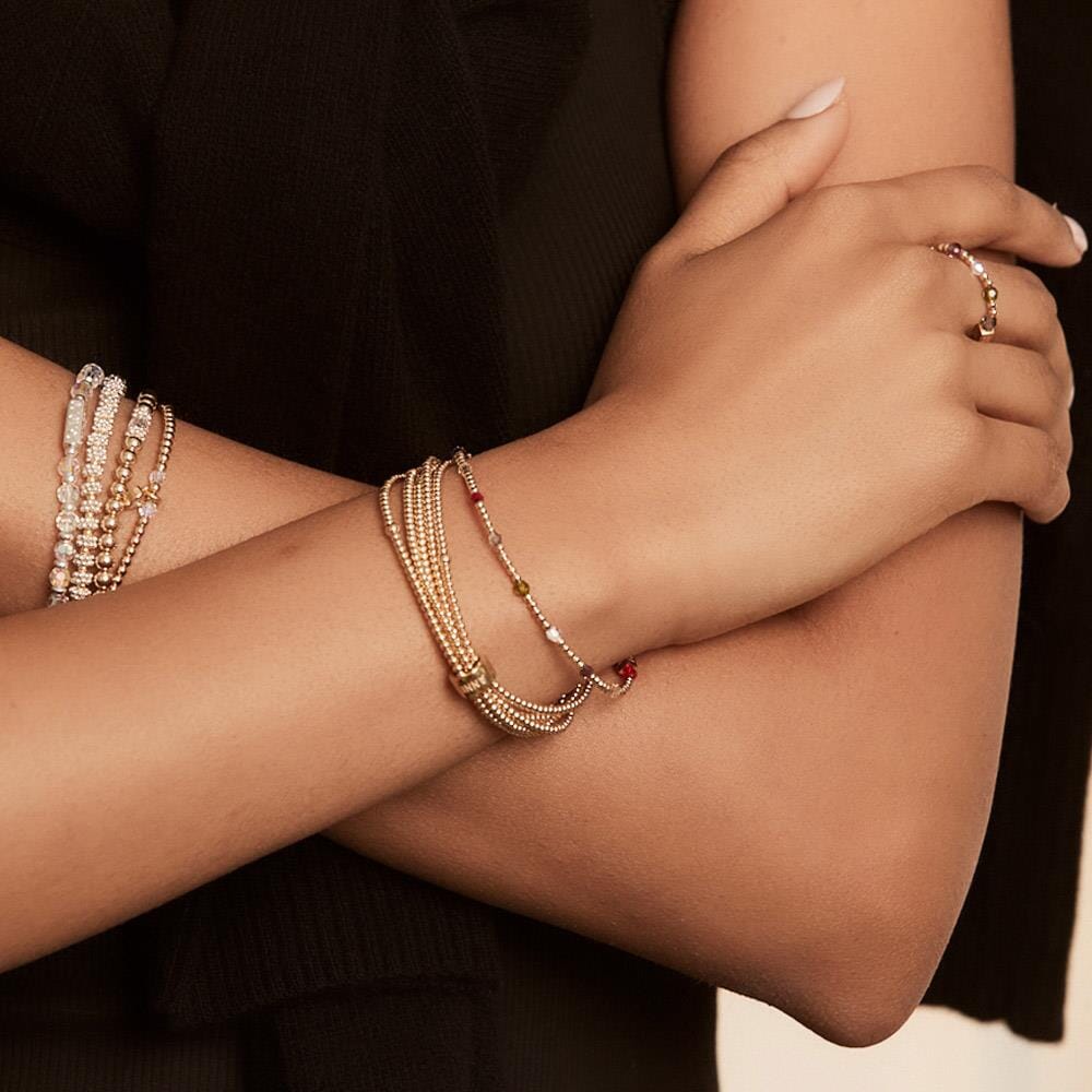 Mirage Gold Plated Charm Bracelet