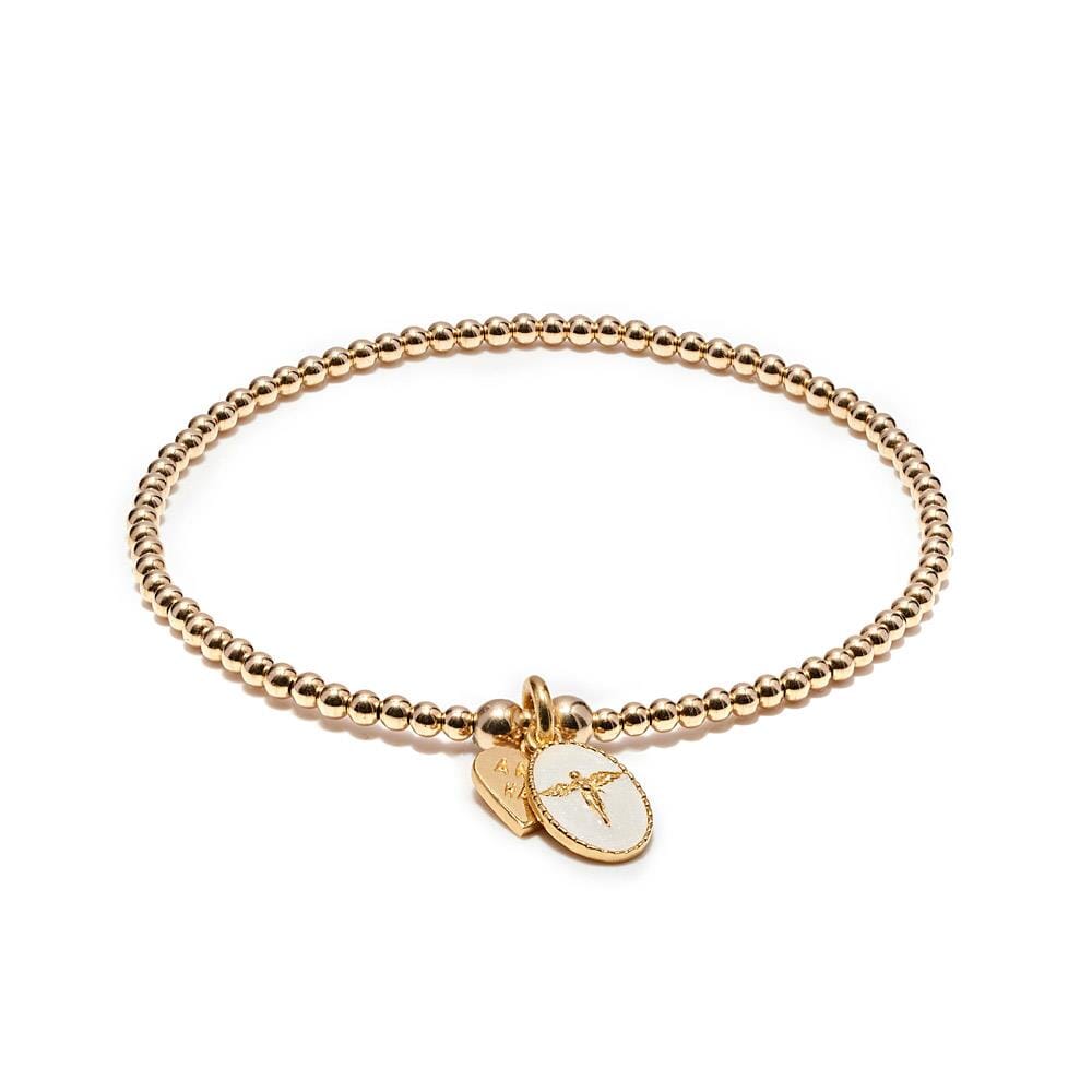 Wishful Gold Plated Bracelet Stack