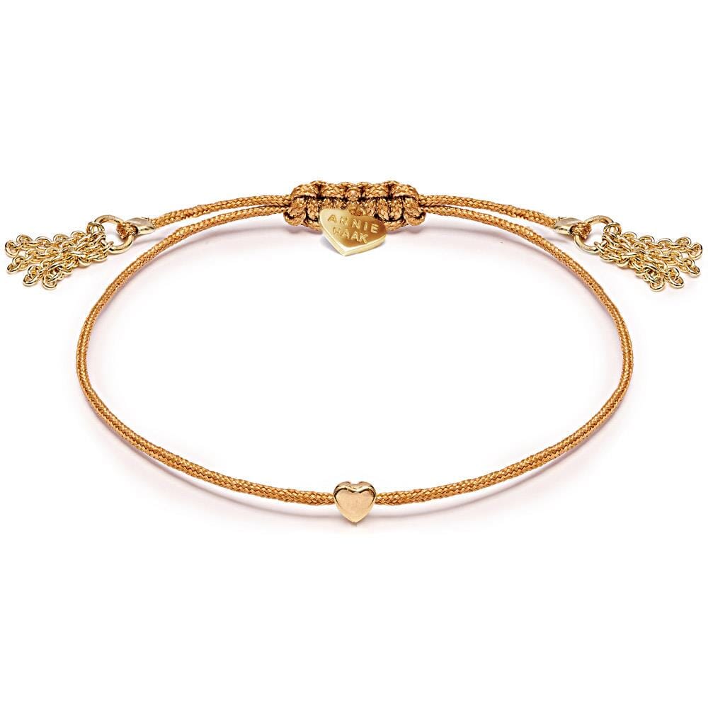 Harmony Heart Gold Plated Bracelet - Natural