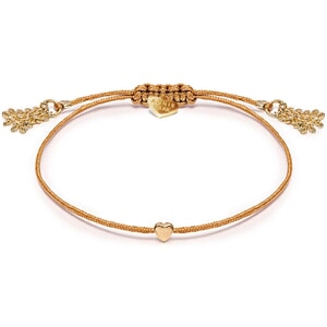 Harmony Heart Gold Plated Bracelet - Natural