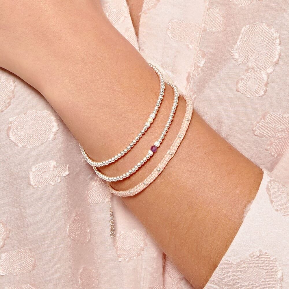 Aster Silver Bracelet - Pearl