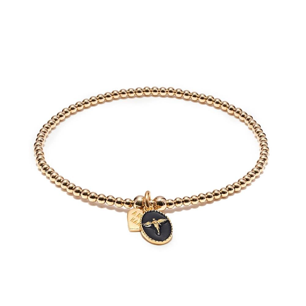 Silhouette Gold Plated Bracelet Stack