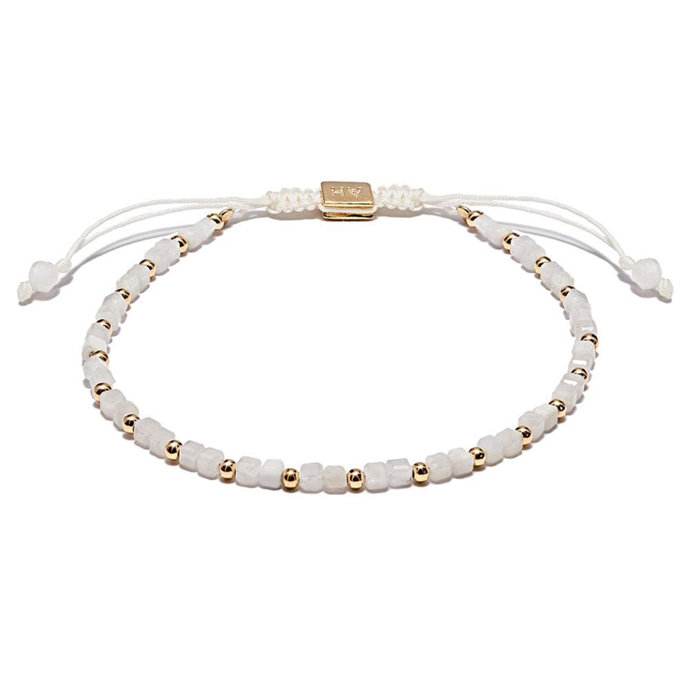 Moonstone Friendship Gold Plated Bracelet
