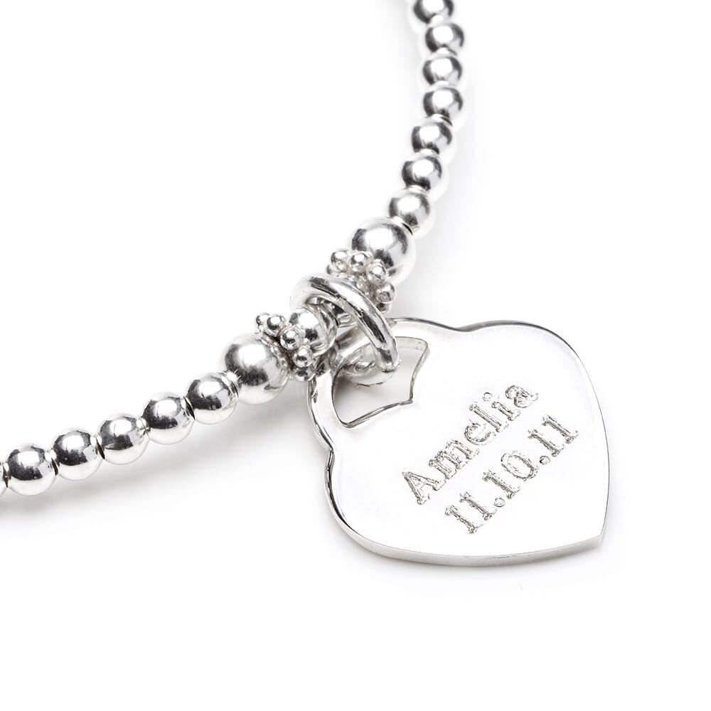 Anna Bella Personalised Silver Charm Bracelet