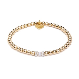 Seri Crystal Gold Plated Bracelet