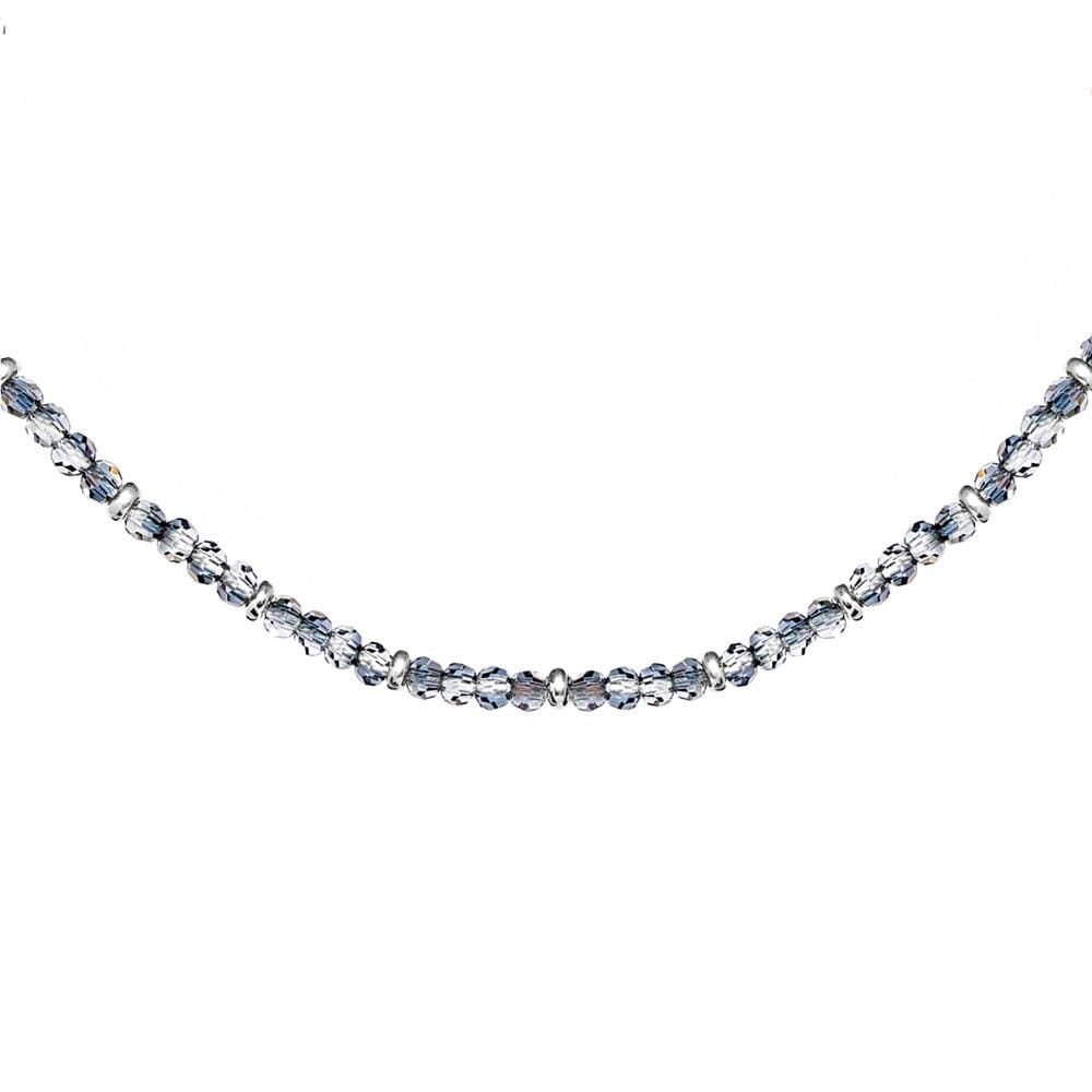 Mini Blisski Silver Necklace - Storm Crystal