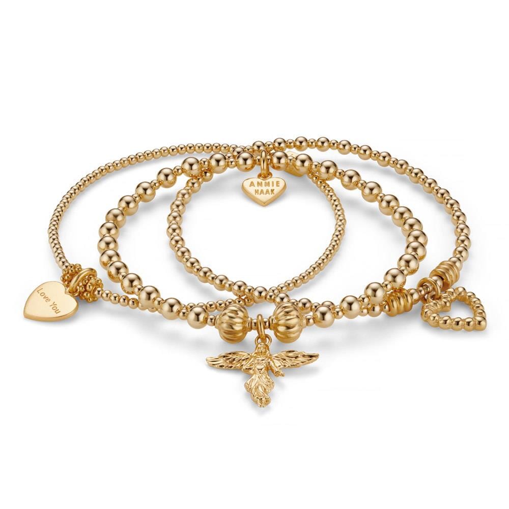 Mini Santi Gold Plated Stack