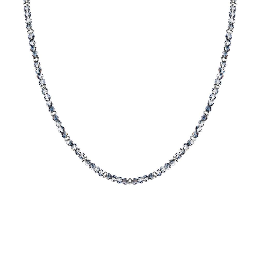 Mini Blisski Silver Necklace - Storm Crystal
