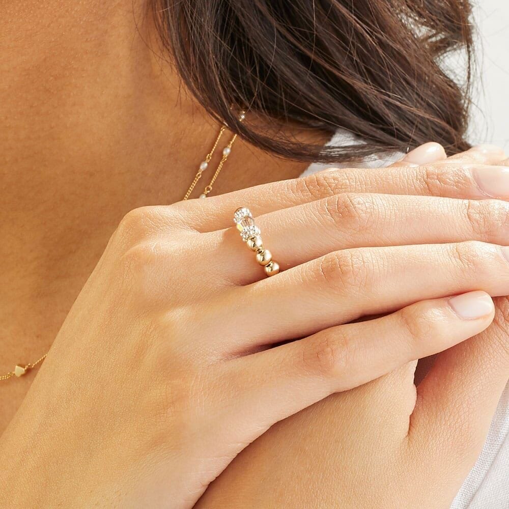 Seri Crystal Gold Ring