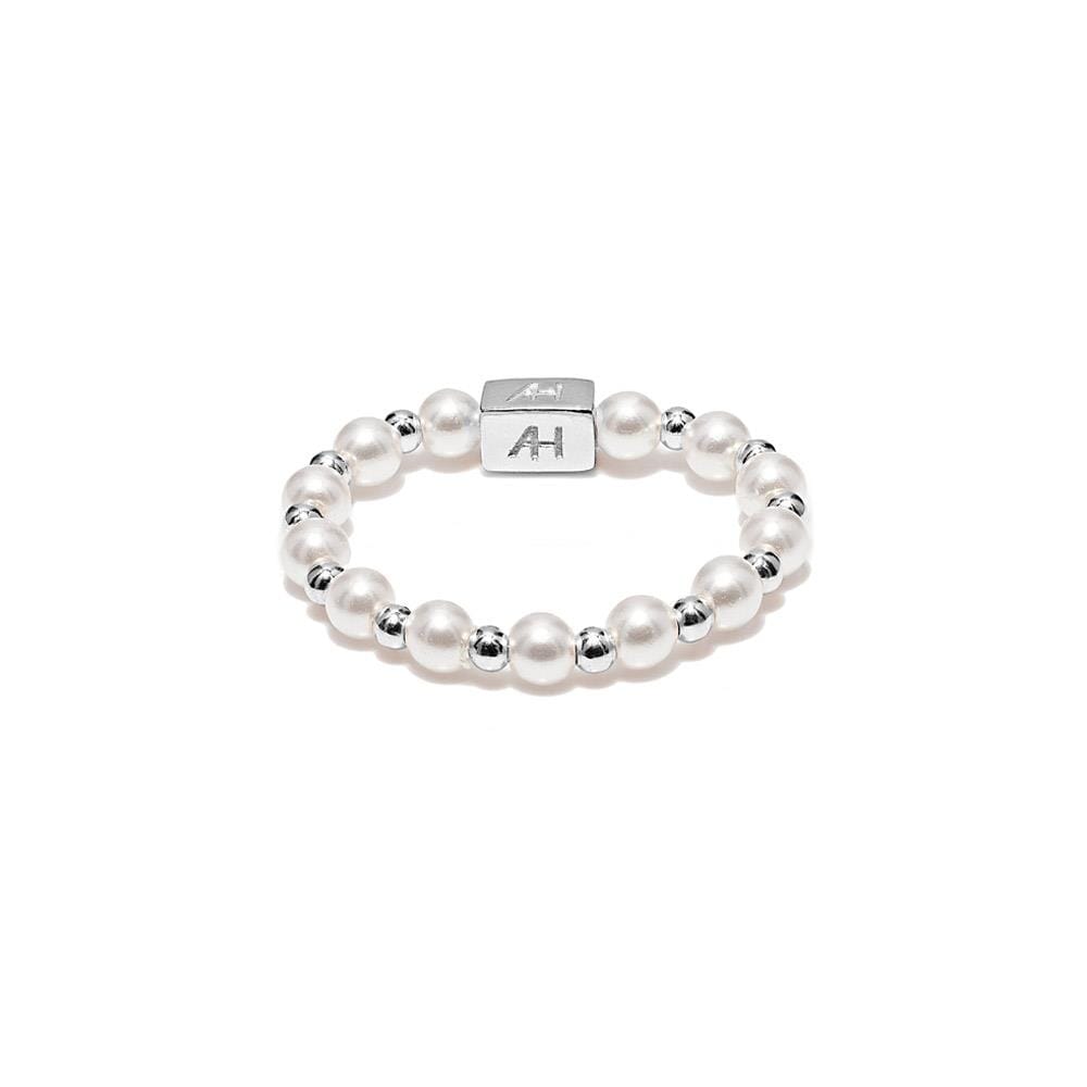 Hebe Pearl and Silver Ring