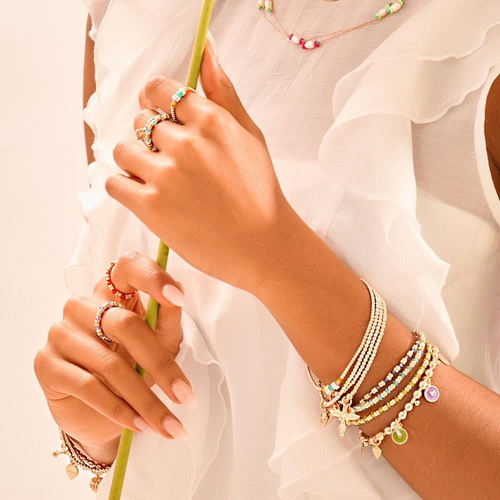 Boho Neon Gold Plated Bracelet