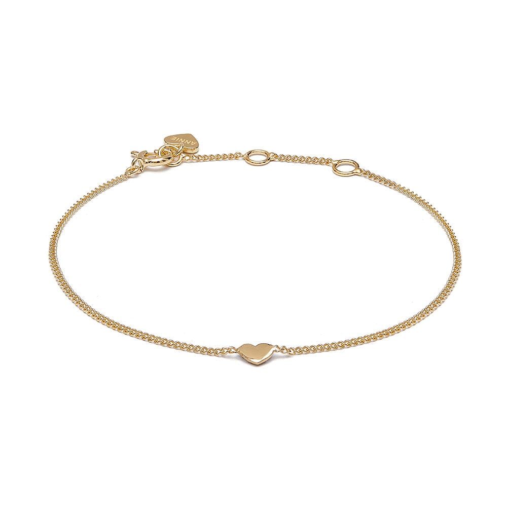 Outlet Teeny Weeny Heart Gold Bracelet