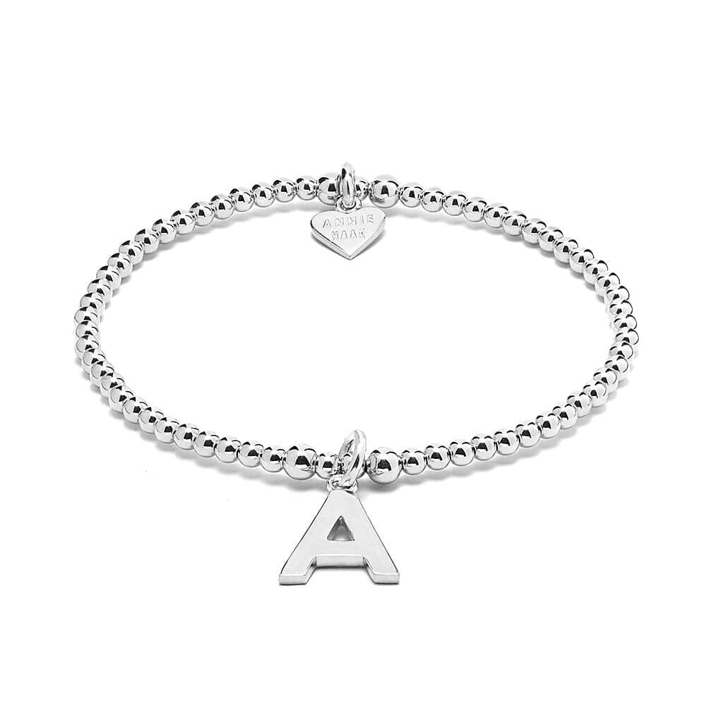 Silver bracelets clearance with initials