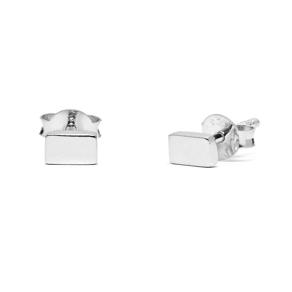 NU & MII Chelsea Stud Silver Earrings