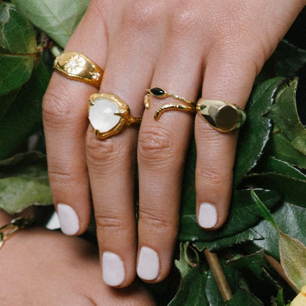 Outlet NU & MII Tusk Gold Ring