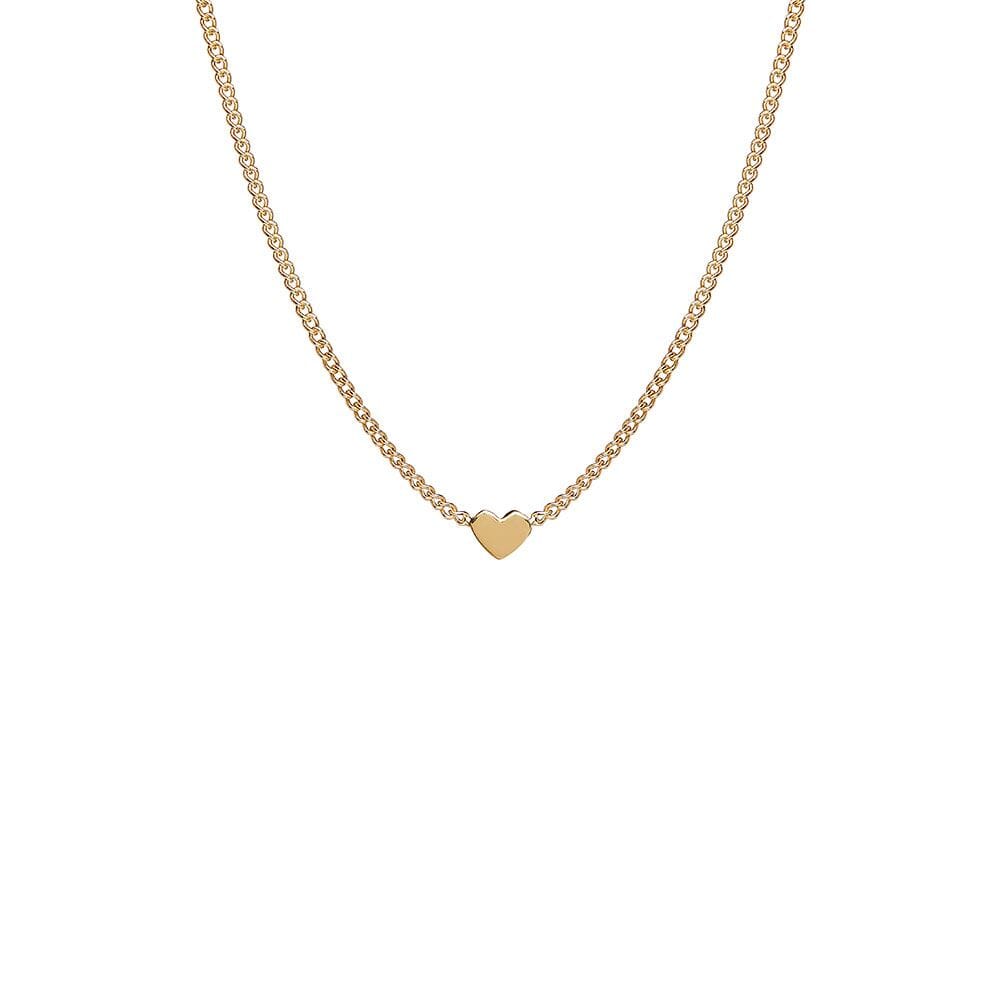 Outlet Teeny Weeny Heart Gold Necklace